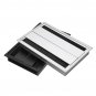 Desktop Socket Aluminum Box Socket Outlet Box Cable Storage Box Hidden Tabletop Clamshell Wire Box