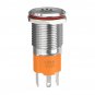3000W 3 Pin Metal Latching Illuminated LED Switch Push Button Switch Waterproof Self-locking