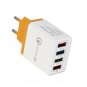 QC3.0 4Ports USB Charger Adapter USB Travel Wall Charger Adapter