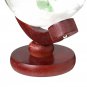 Weather Forecast Rose Crystal Globe Wooden Base Storm Glass Home Decorations Gift