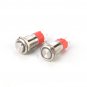 16MM 10A 250V 4Pin LED Light Button Switch Momentary Reset Metal Push Button Switch