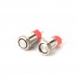 16MM 10A 250V 4Pin LED Light Button Switch Momentary Reset Metal Push Button Switch