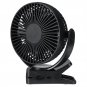 360 Portable 3 Speed USB Clip On Timing Desk Fan Pram Car 5000mAh Rechargeable