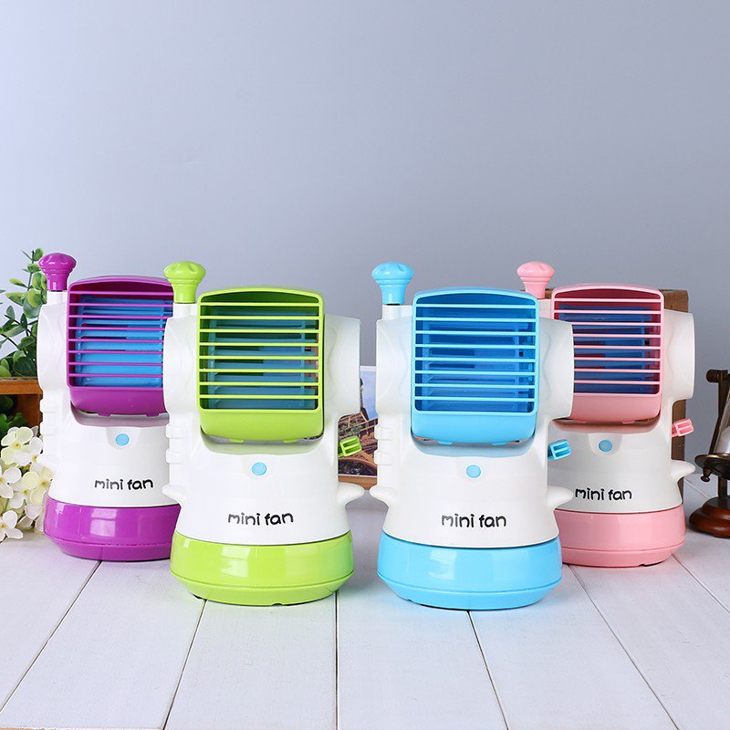 USB Charging Mini Fan Aromatherapy Humidifier Mist Water Spray Air Conditioning