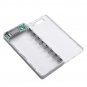 30000mAh DIY Portable Charger Charge Dual USB Battery Power Bank Case 8x18650