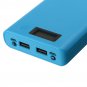 30000mAh DIY Portable Charger Charge Dual USB Battery Power Bank Case 8x18650