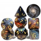 7PCS T&G Creative Universe Galaxy Polyhedral Dices Set For DND Game Desktop Games