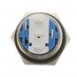16mm 12V Metal Push Button Switch LED Latching On/Off Socket Plug Wire Push Switch