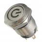 Excellway 12V 4 Pin Led Metal Push Button Switch Momentary Power Switch Waterproof