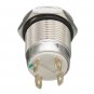 Excellway 12V 4 Pin Led Metal Push Button Switch Momentary Power Switch Waterproof