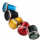Excellway 5A/16V 12mm 2Pin Button Switch Stainless Steel Momentary Push Button Switch Flat Top 5 Col