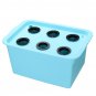 220V Hydroponic System Kit 6 Holes DWC Aerobic Soilless Cultivation Indoor Water Planting Grow Box