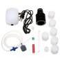 220V Hydroponic System Kit 6 Holes DWC Aerobic Soilless Cultivation Indoor Water Planting Grow Box