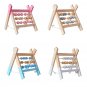 Natural Pine Nordic Baby Room Decor Wooden Abacus Educational Nursery Props Toys