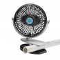 Clip On Oscillating Fan Rechargeable USB Desk Fan Stroller Mini Portable Personal Fan