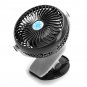 Clip On Oscillating Fan Rechargeable USB Desk Fan Stroller Mini Portable Personal Fan