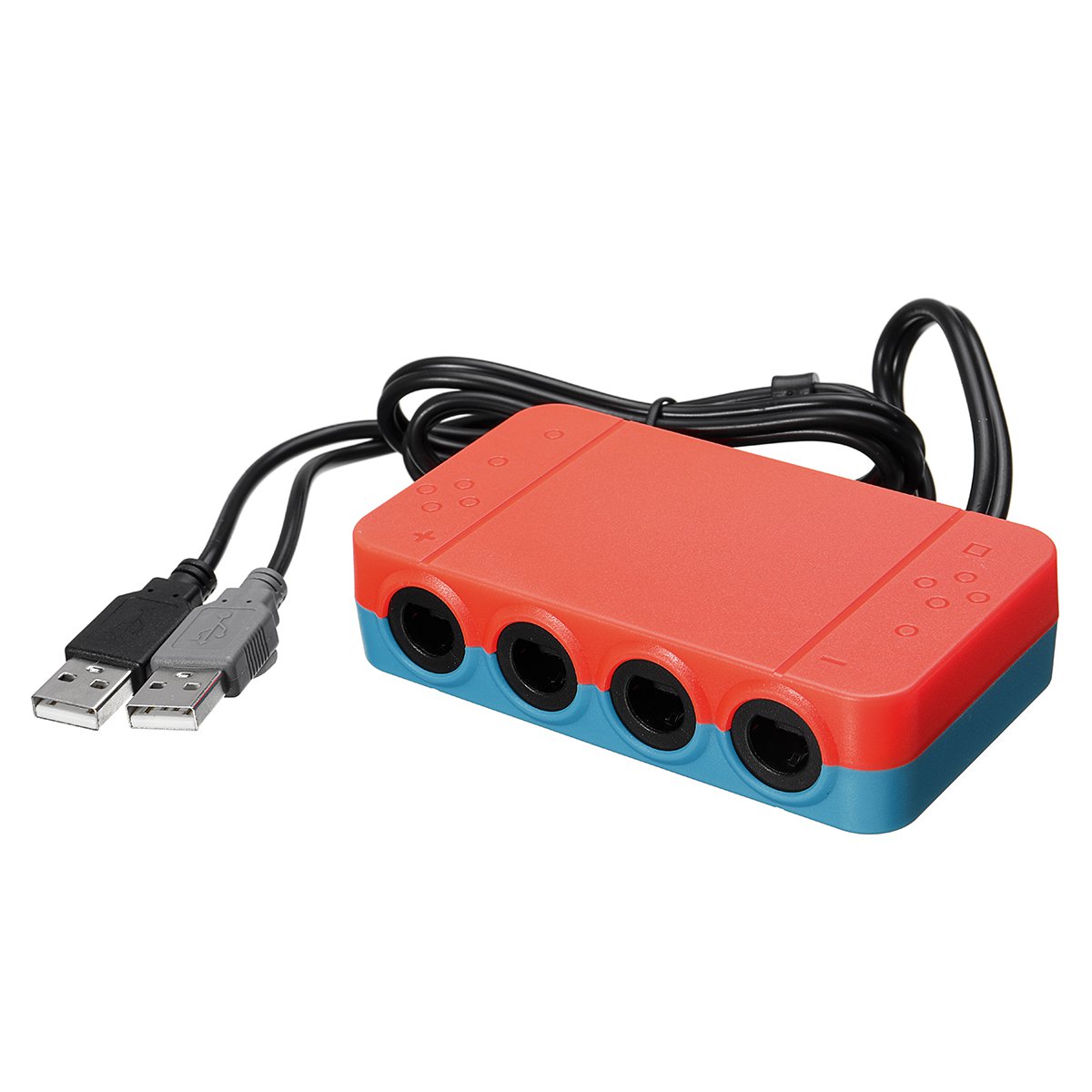 4 Ports GC GameCube Controller USB Adapter Converter For NGC to Wiiu/Switch/PC
