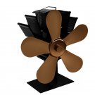 8 Blades Heaters Stove Fan Heat Powered Wood Stove Fan Silent Eco-Friendly Fireplace Fan for Wood Lo