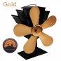 8 Blades Heaters Stove Fan Heat Powered Wood Stove Fan Silent Eco-Friendly Fireplace Fan for Wood Lo