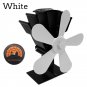 8 Blades Heaters Stove Fan Heat Powered Wood Stove Fan Silent Eco-Friendly Fireplace Fan for Wood Lo