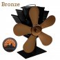 8 Blades Heaters Stove Fan Heat Powered Wood Stove Fan Silent Eco-Friendly Fireplace Fan for Wood Lo