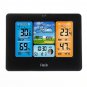 Wireless LCD Color Weather Station Digital Forecast Hygrometer Thermometer Clock Sensor -20~60C