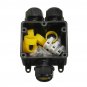 3 Way Waterproof Junction Case Box Electrical Cable Wire Line Connector W/ Terminal