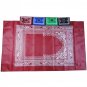 Portable Islamic Prayer Rug Teppich Easy Praying Blankets w/ Pocket Ramadan Islamic Decoration Gifts