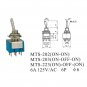 Wendao SMT-202 ON/ON AC 125V 6A 6 Pins Toggle Rocker Switch 10pcs