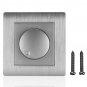 Excellway AC 110~250V 86 Model Wall Switch Light Round Panel Dimmer Switch