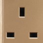 86 Type Dual USB Wall Socket Switch DC 5V/2.1A Electrical Plugs Sockets Wall UK Socket Plate