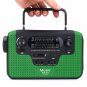 Solar Powered Portable bluetooth Speaker Audio Radio AM FM SW SD Card Hand Crank