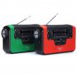 Solar Powered Portable bluetooth Speaker Audio Radio AM FM SW SD Card Hand Crank