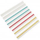 10pcs 1x40P 40Pin 2.54mm Straight Single Row Male Pin Header Strip