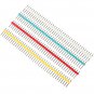 10pcs 1x40P 40Pin 2.54mm Straight Single Row Male Pin Header Strip
