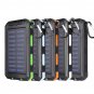 20000mAh Solar Charging Power Bank SOS Mode Portable Cell Phone Solar Charger with Dual USB Charging