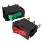 12V SPST 3 Pin Large Rectangle Rocker Switch LED Lighted
