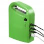 3W 9V Solar Panel Generator Kit 6V USB Charger Home System with 2 LED Bulbs Light