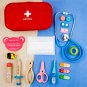 Child Portable Wooden First Aid Kit Toys Kids Teaching Interactive Game