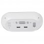 Creative LED Digital Alarm Clock Night Light Thermometer Display USB Charging Clock