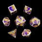 7Pcs Zinc Alloy Polyhedral Dices for Dungeons & Dragons D20 D12 D10 D8 D6 D4 Desktop Games