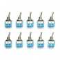 Wendao MTS-103 AC 125V 6A 3 Pins Toggle rocker Switch ON/OFF/ON SPDT 10pcs