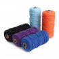 5 Color 3mm 100M DIY Long Macrame Colorful Cotton Twisted Cord Rope Hand Crafts String Braided Wire