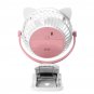 Mini USB Clip-on Fan 360 Rotation 3 Speeds USB Rechargeable Portable Travel Desktop Fan