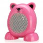 220V 360W Cartoon Bear Style Heater Fan Portable Mini Silencer Electric Heater Fan