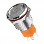19mm 12V/24V LED On/Off Latching Push Button Switch Self-lock Heavy Duty Metal Switch Waterproof