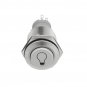 Silver 16mm LED Metal Push Button Latching Switch LED HeadLights Symbol Push Button Switch
