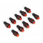 Wendao DS-211 125V 2A 10mm Self Locking NO Switch Push Button Round 10pcs