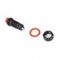 Wendao DS-211 125V 2A 10mm Self Locking NO Switch Push Button Round 10pcs