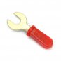 WD-016 Brass Plated Tuning Fork Banana Y Spade Plug Solderless Speaker Cable Power 10pcs